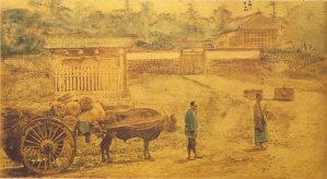 The Hanzômon Gate in the Meiji Period. (Photo courtesy of Japanese Wikipedia)