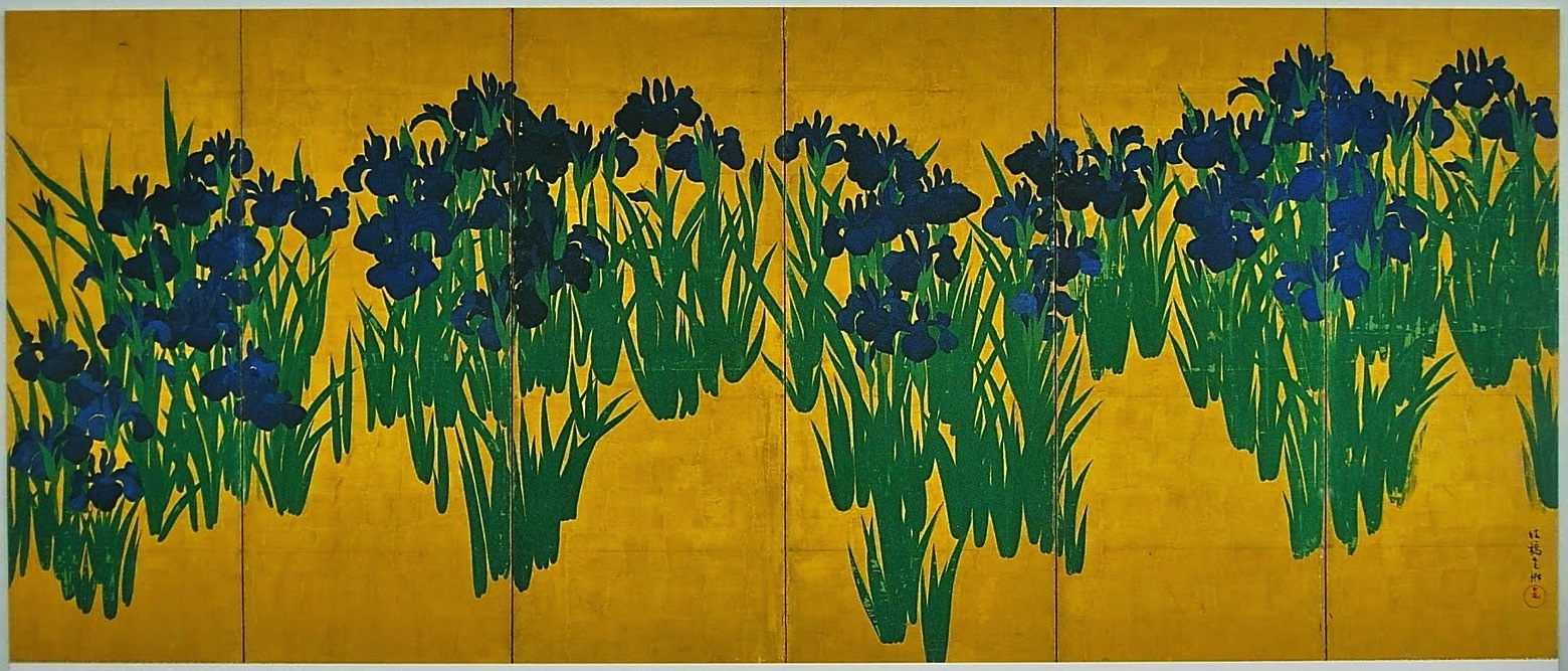 アヤメの花の屏風 Iris Ayame (菖蒲) | COSMOS TOKYO